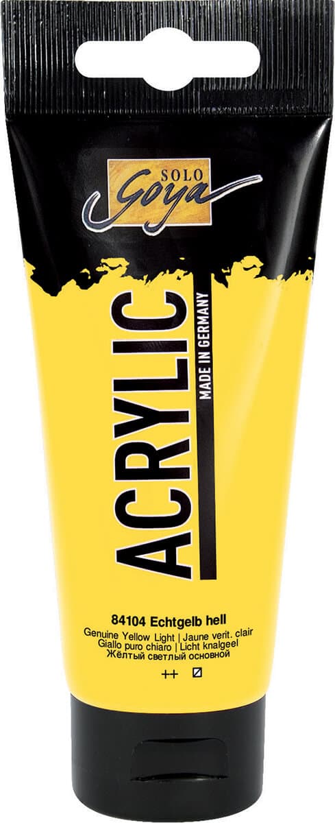 Kreul Solo Goya akrylová barva žlutá světlá 100 ml