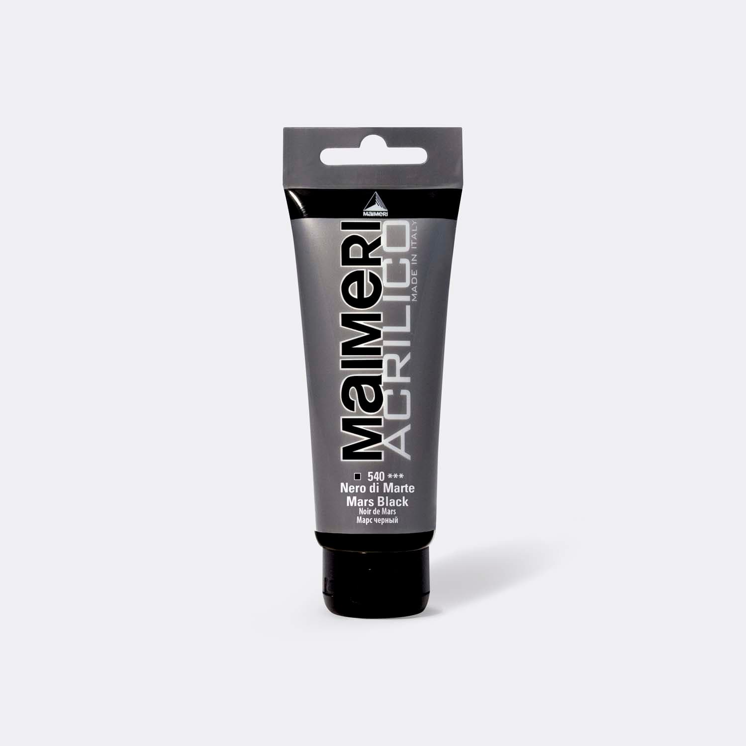 Maimeri Acrilico černá mars akrylová barva 75 ml