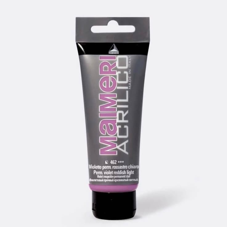 Maimeri Acrilico fialová akrylová barva 200 ml světlá