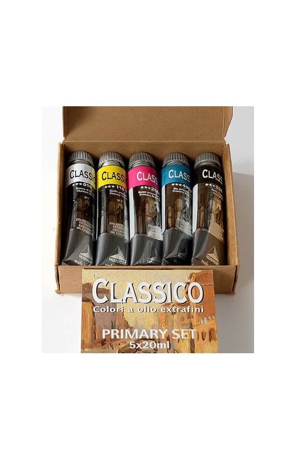 Maimeri Classico Intro Set akrylové barvy 5x60 ml