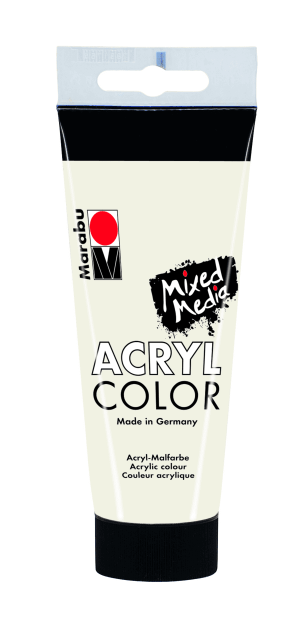 Marabu Acryl Color akrylová barva bílá 100 ml