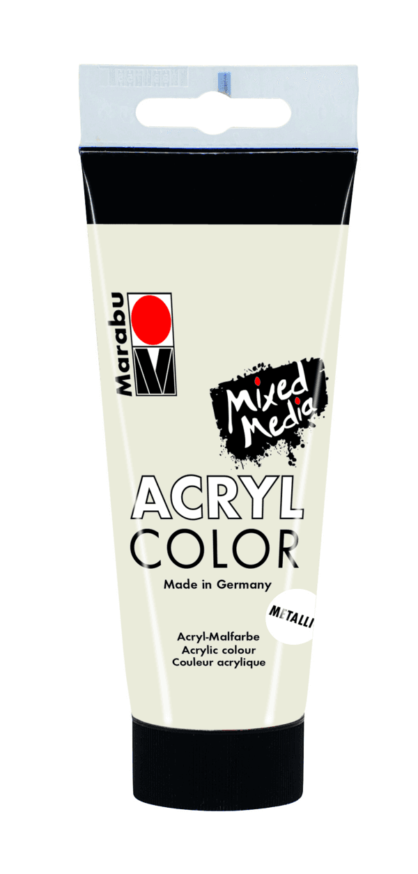 Marabu Acryl Color akrylová barva bílá perleťová 100ml