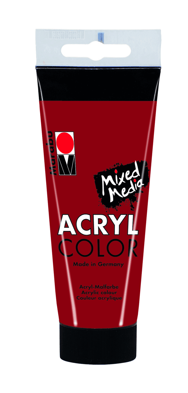Marabu Acryl Color akrylová barva červená rubínová 100ml