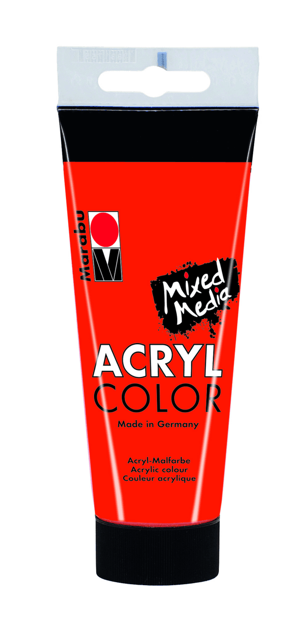 Marabu Acryl Color akrylová barva červená rumělka 100ml