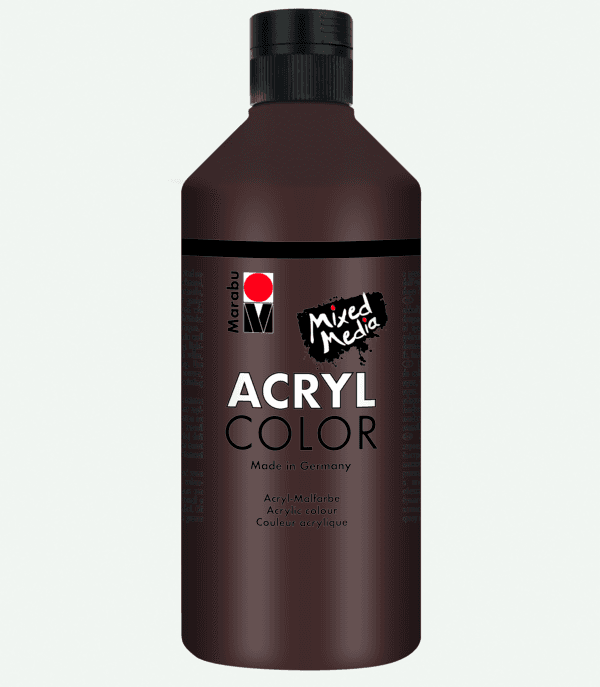 Marabu Acryl Color akrylová barva hnědá středně 500 ml
