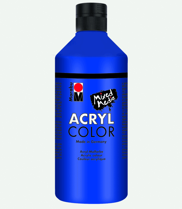 Marabu Acryl Color akrylová barva tmavě modrá 500 ml