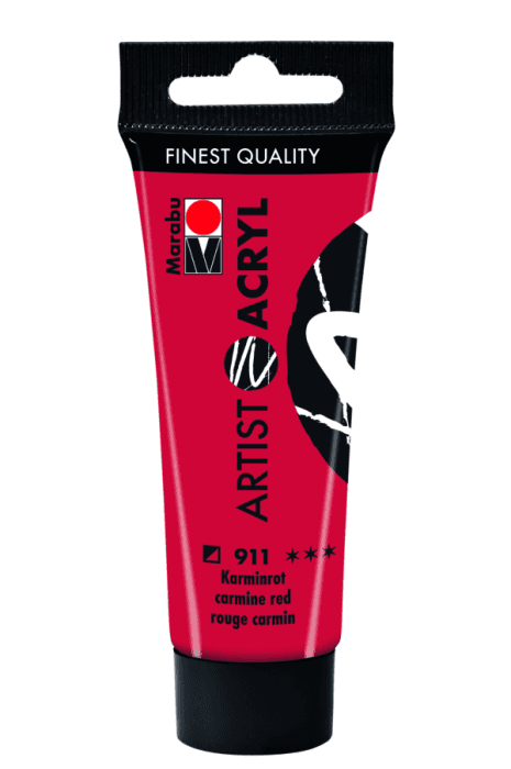 Marabu Artist Acryl 22 ml červená karmínová 911