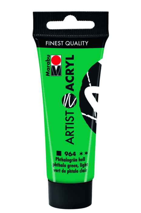 Marabu Artist Acryl 22 ml zelená světlá phthalo 964
