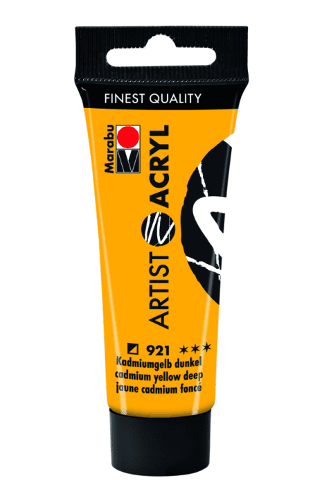Marabu Artist Acryl akrylová barva žlutá tmavá 22 ml