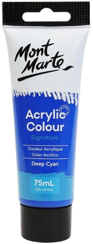 Mont Marte akrylová barva tmavě modrá 75ml tuba