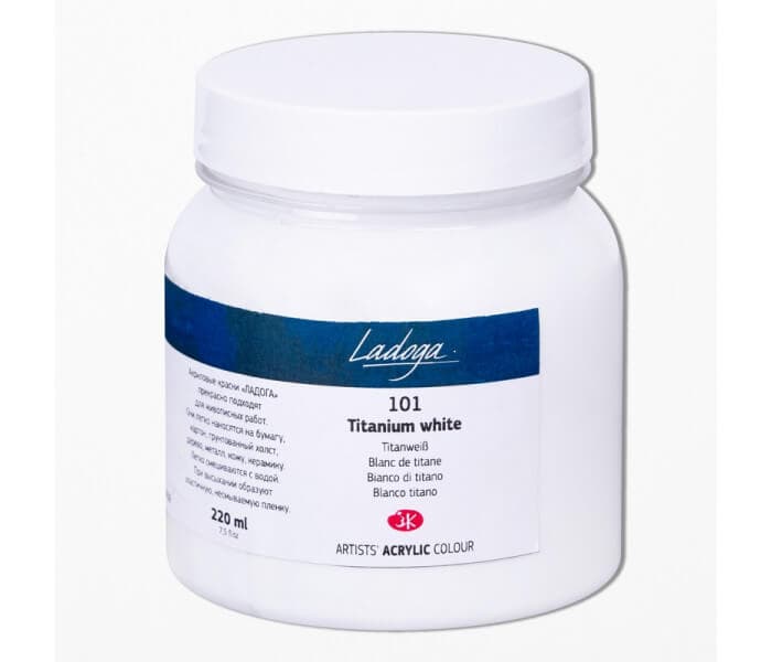Nevskaya Palitra Ladoga akrylová barva běloba titanová 220 ml