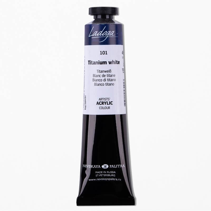 Nevskaya Palitra Ladoga akrylová barva bílá titanová 46 ml