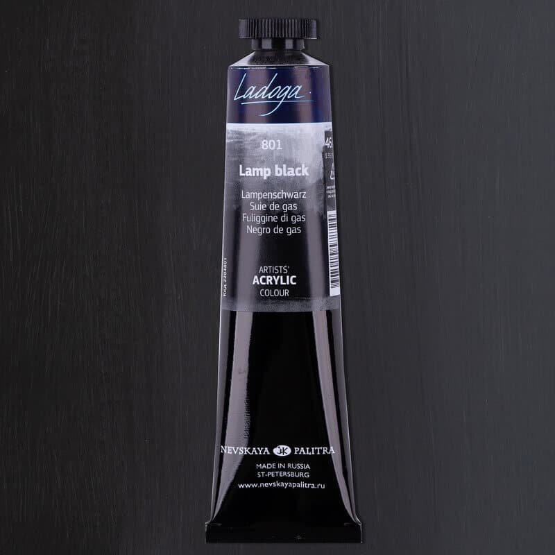 Nevskaya Palitra Ladoga akrylová barva černá lamp 46 ml