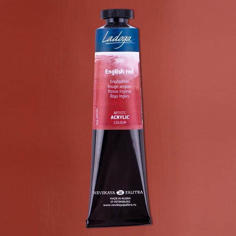 Nevskaya Palitra Ladoga akrylová barva červená anglická 46 ml