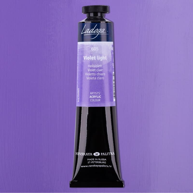 Nevskaya Palitra Ladoga akrylová barva fialová světlá 46 ml