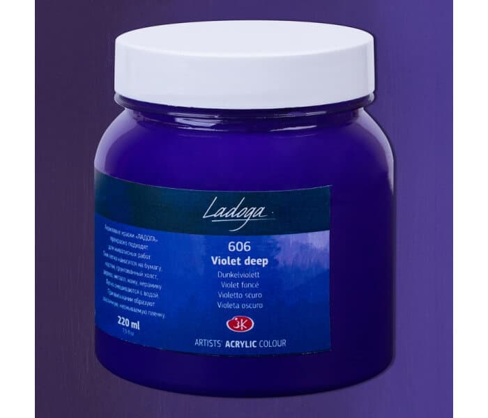 Nevskaya Palitra Ladoga akrylová barva fialová tmavá 220 ml
