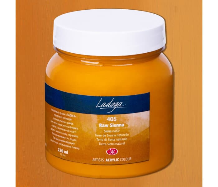 Nevskaya Palitra Ladoga akrylová barva siena přírodní 220ml