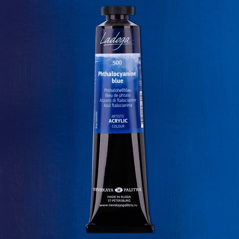 Nevskaya Palitra Ladoga akrylová barva modrá phtalo 46 ml