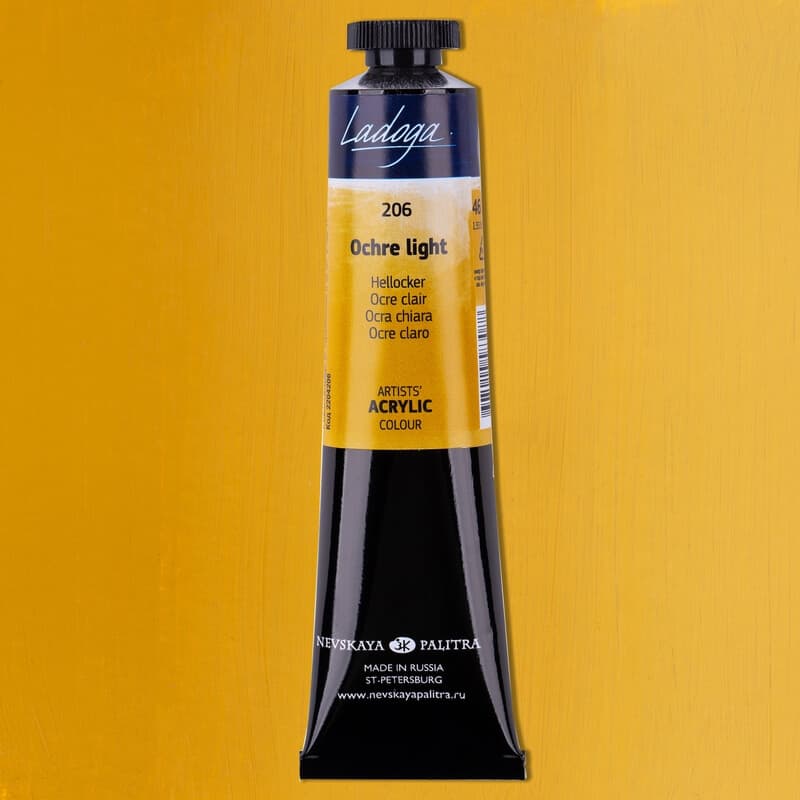 Nevskaya Palitra Ladoga akrylová barva okr světlý 46 ml
