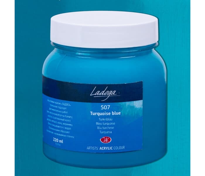 Nevskaya Palitra Ladoga akrylová barva tyrkysová 220 ml