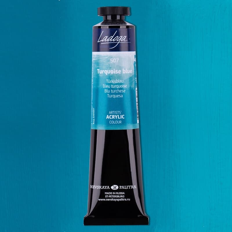Nevskaya Palitra Ladoga akrylová barva tyrkysová 46 ml