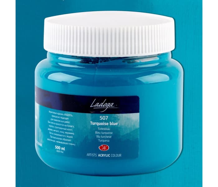 Nevskaya Palitra Ladoga akrylová barva tyrkysová 500 ml
