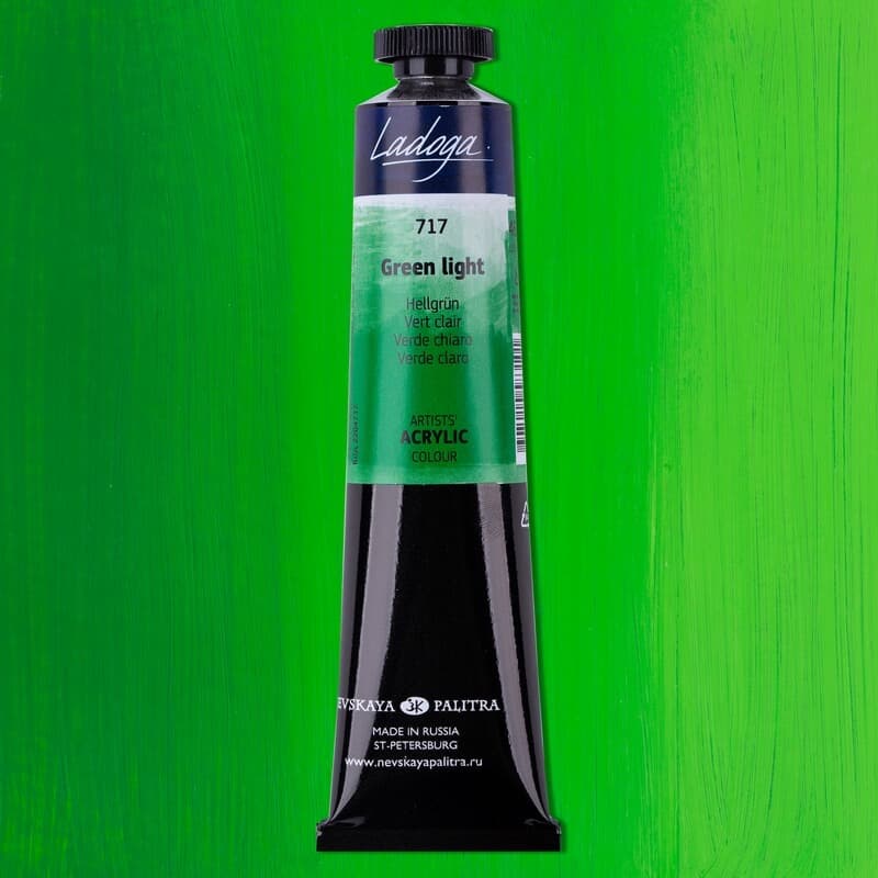 Nevskaya Palitra Ladoga akrylová barva zelená světlá 46ml