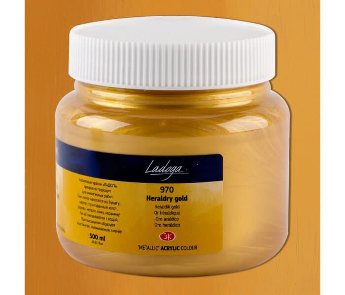 Nevskaya Palitra Ladoga zlatá heraldy akrylová barva 46ml