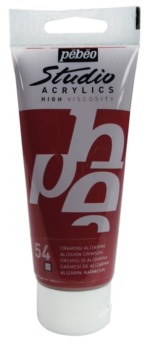 Pébéo Studio Acrylic červeň alizarínová akrylová barva 100 ml