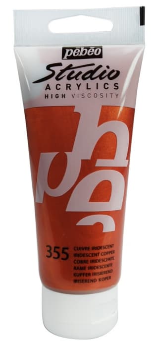 Pébéo Studio Acrylic měděná iridescetní akrylová barva 100 ml