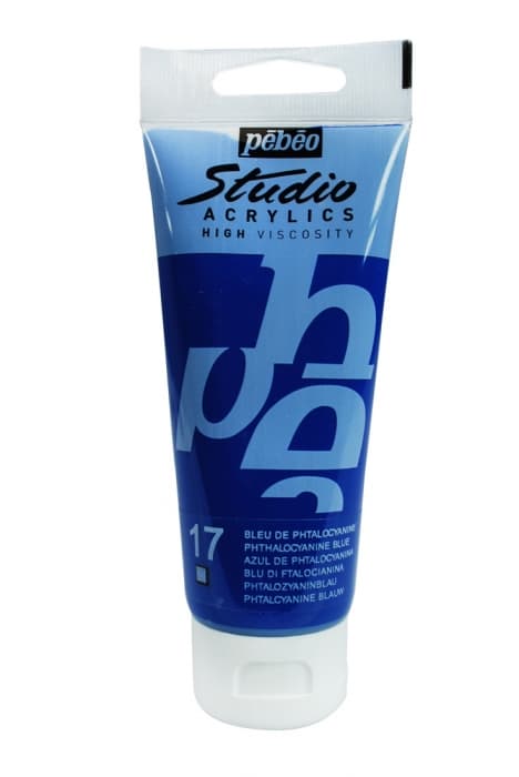 Pébéo Studio Acrylic modř phthalocyanová akrylová barva 100 ml