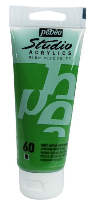 Akrylová barva Pébéo Studio Acrylic zeleň chromová 100 ml
