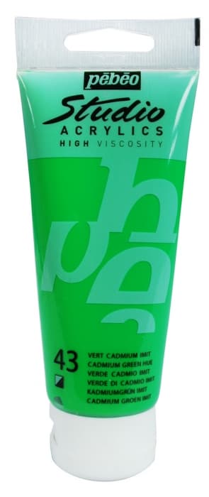 Akrylová barva Pébéo Studio Acrylic 100 ml zelená