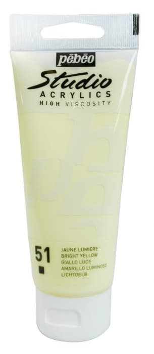 Pébéo Studio Acrylic 100 ml žluť jasná akrylová barva