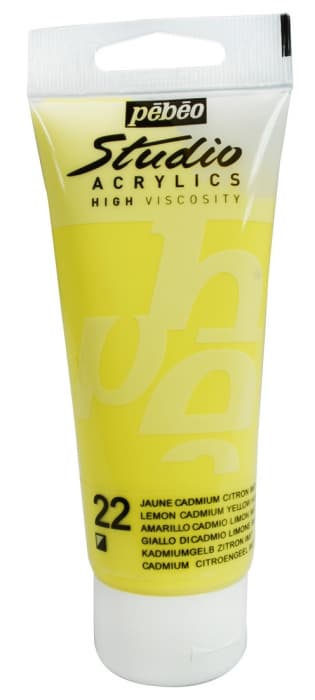 Pébéo Studio Acrylic 100 ml kadmium žluté citronové barva