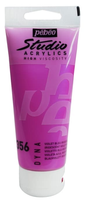 Pébéo Studio Acrylic 100 ml fialová iridescentní akrylová barva