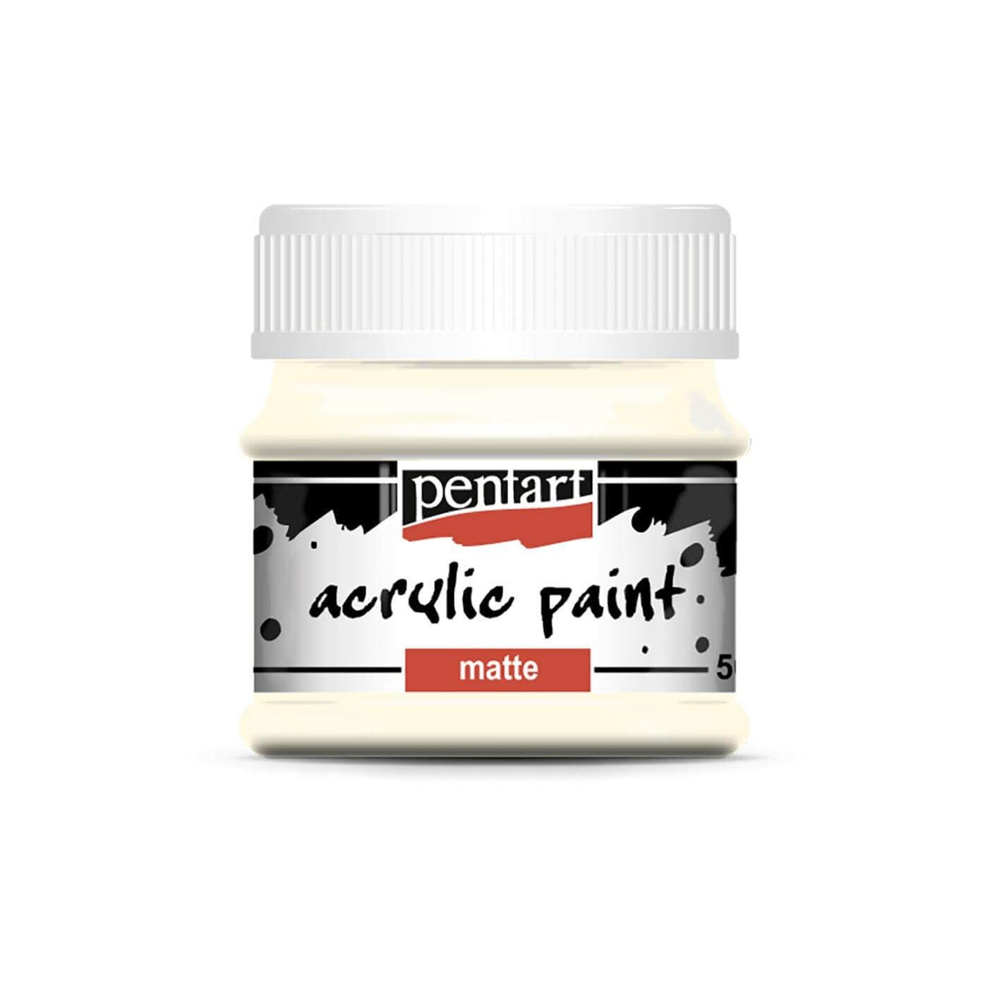 Pentart matná akrylová barva slonovinová ivory 50ml