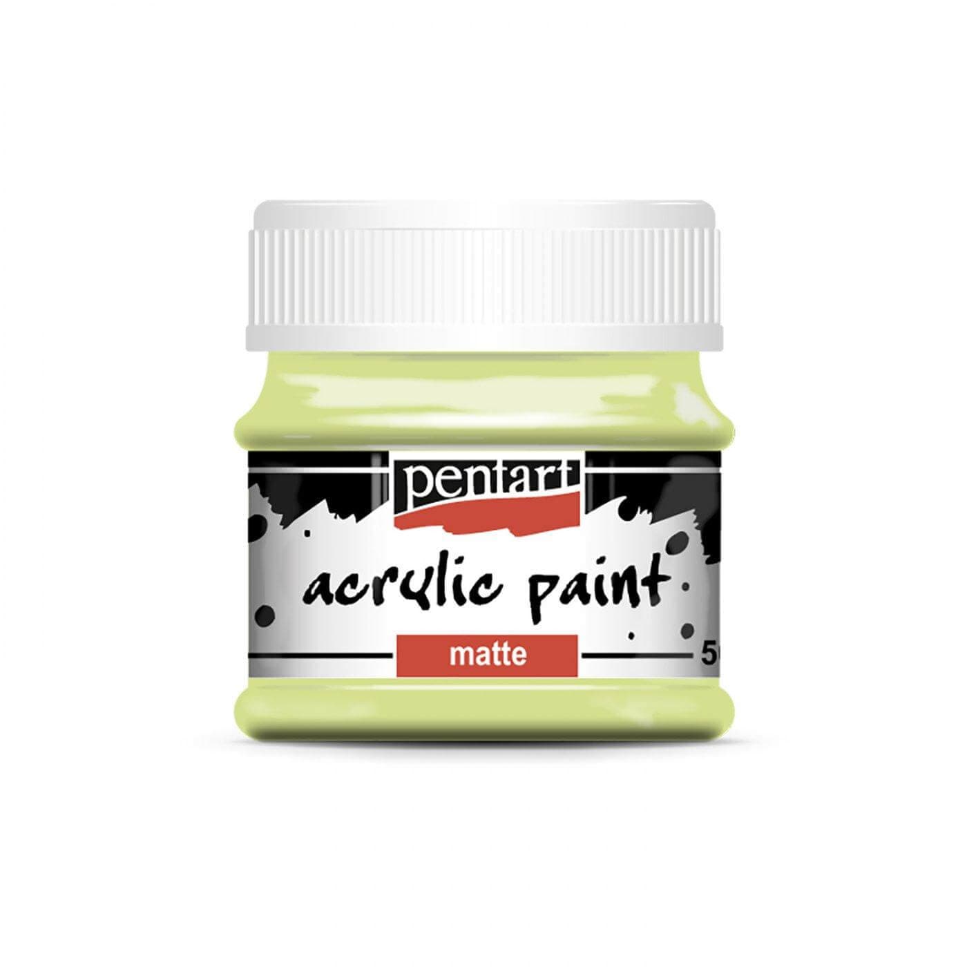 Pentart MATTE akrylová barva zelená limetta 50 ml