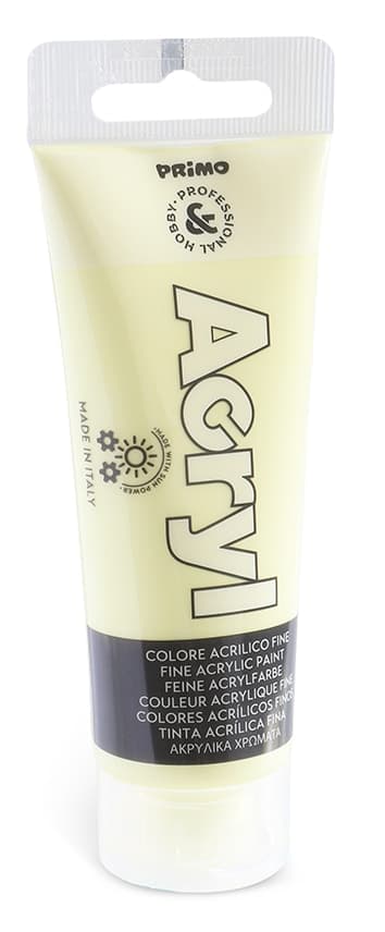PRIMO akrylová pastelová barva citronová žlutá 75 ml