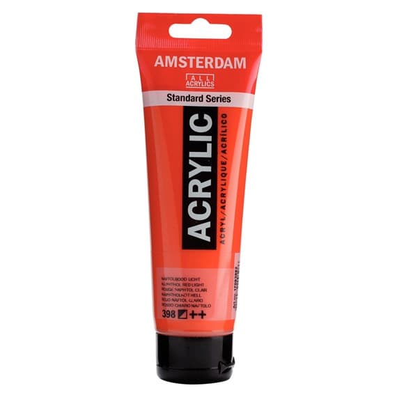 Royal Talens Amsterdam akrylová barva červená Naphtol Red Light 120ml