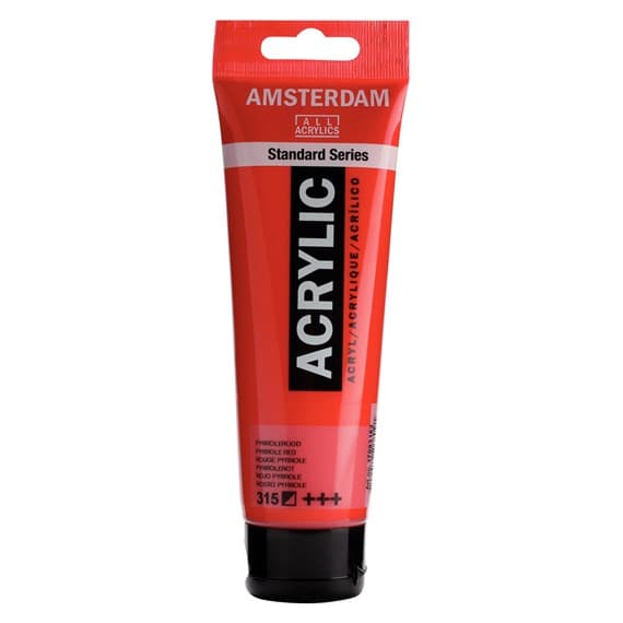 Royal Talens Amsterdam akrylová barva červená Pyrrole Red 120ml