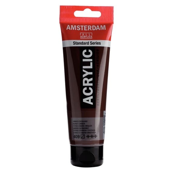 Royal Talens Amsterdam akrylová barva Burnt Umber 120 ml