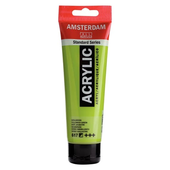 Royal Talens Amsterdam akrylová barva žlutozelená 120 ml