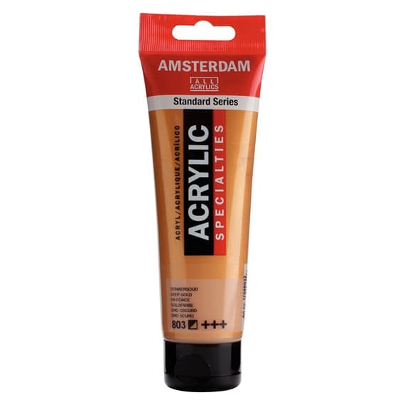 Royal Talens Amsterdam akrylová metalická barva zlatá 120ml