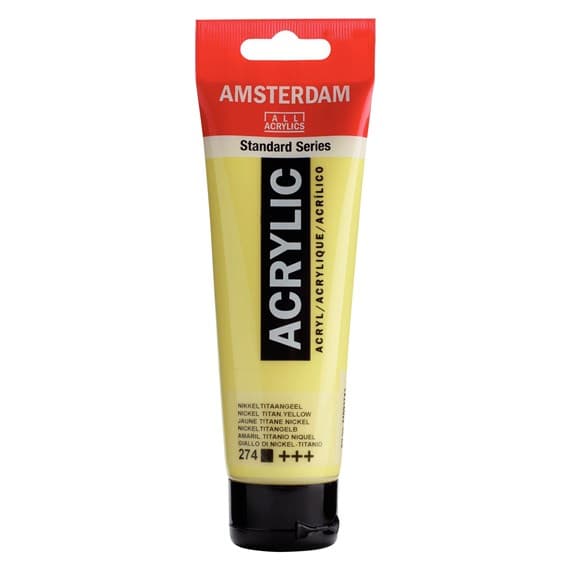 Royal Talens Amsterdam akrylová barva žlutá 120 ml
