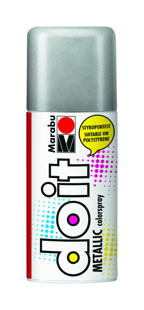 Marabu Do-It akrylová barva ve spreji stříbrná 782