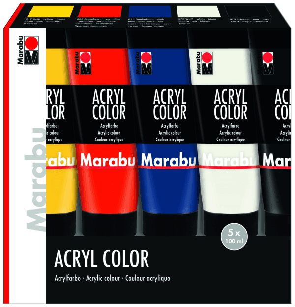 Marabu Acryl Color sada akrylových barev 5x100ml