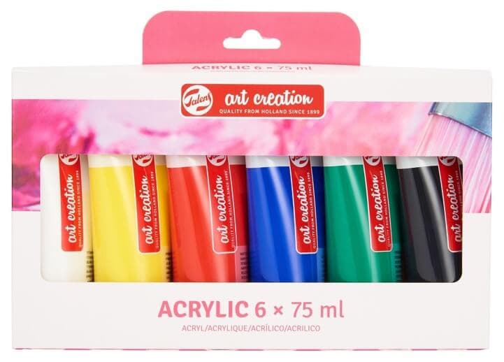 Royal Talens Art Creation akrylové barvy sada 6 x 75 ml