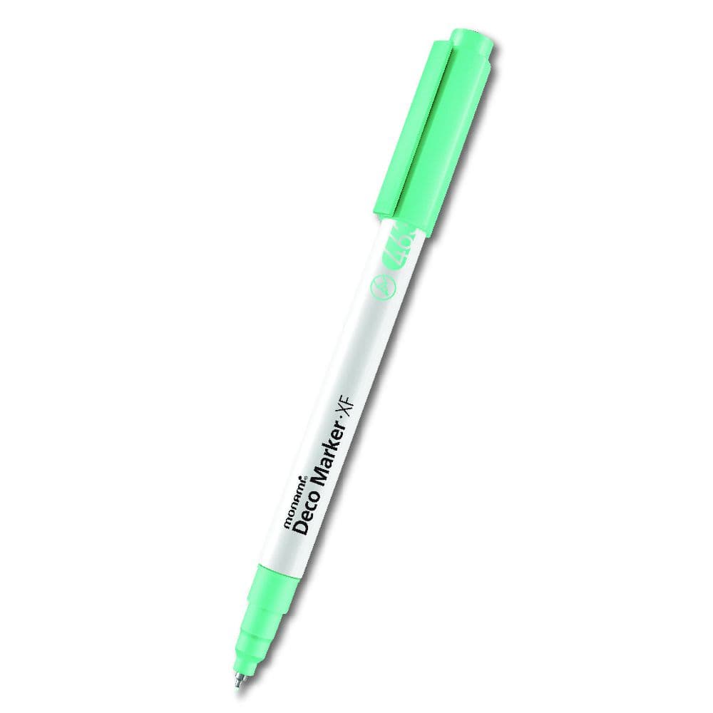 Akrylový fix Monami Deco Marker XF zelená mint 0,7 mm