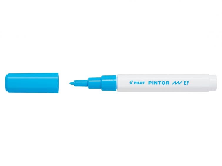 Pilot PINTOR EF 0,7 mm světle modrý akrylový popisovač
